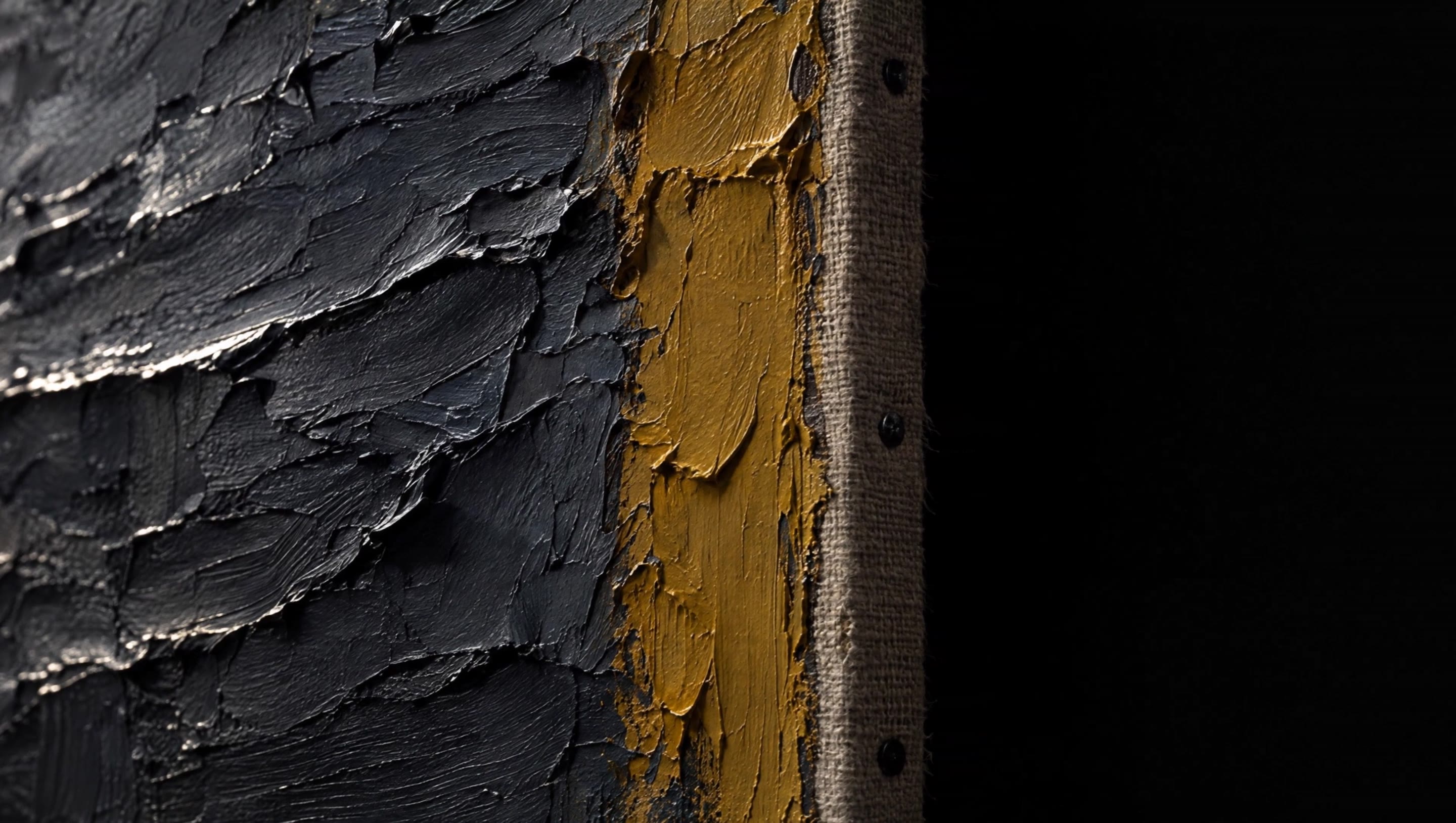 Illustrative detail of painted canvas