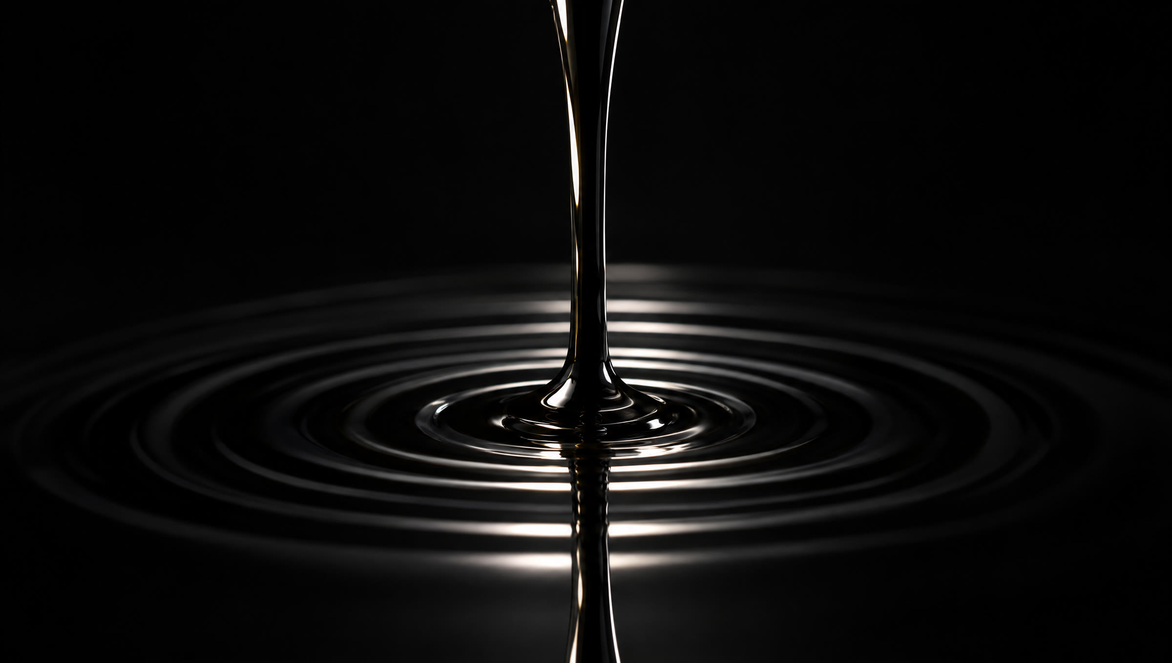 Illustrative oil pour